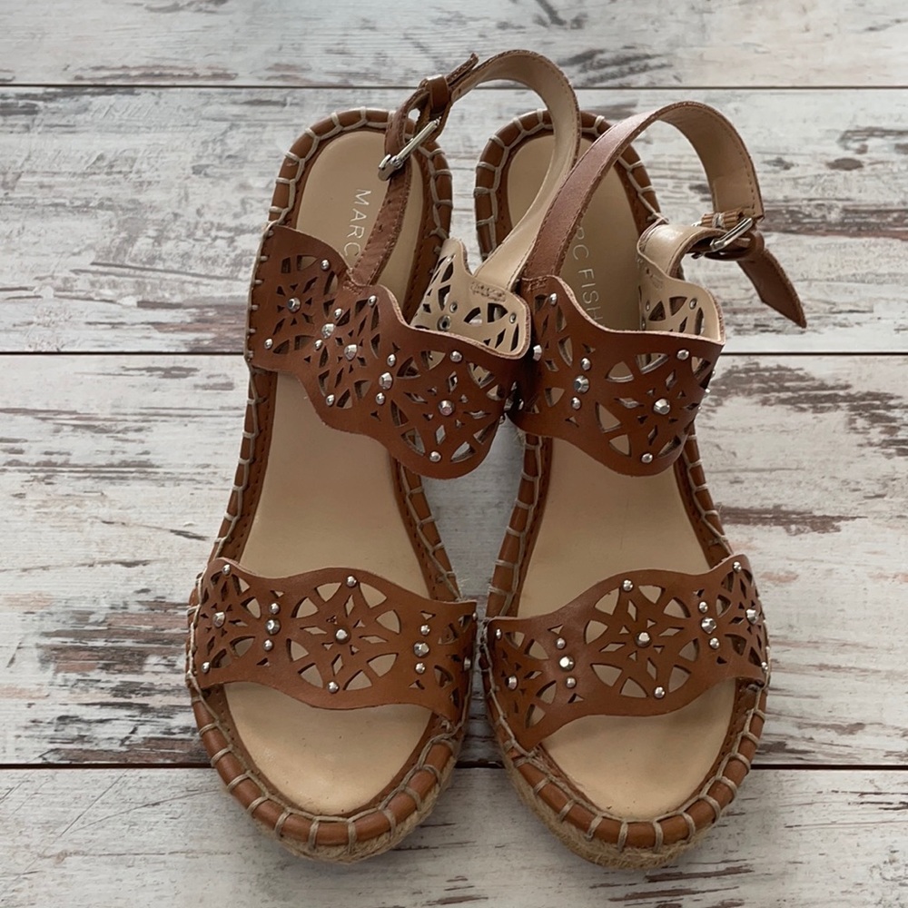 Marc Fisher wedge sandals
